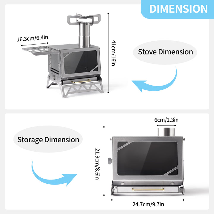 Ice Field Elf Firewood Stove
