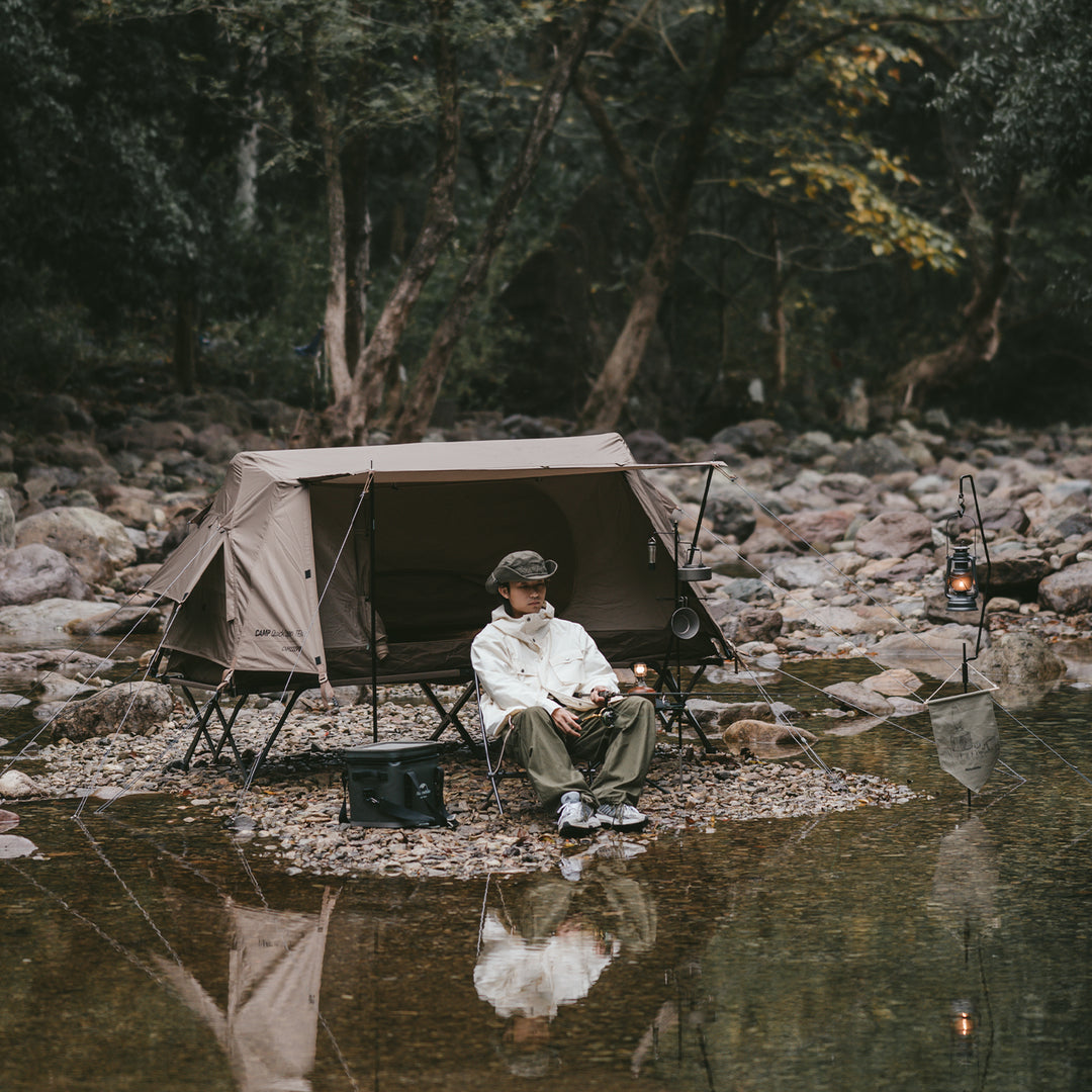 Naturehike A-Type Roof Off-ground Auto Tent Double Tent + Folding Bed ZP001