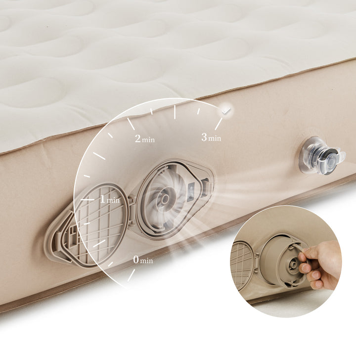 C20 Built-in Pump Double Inflatable Mattress