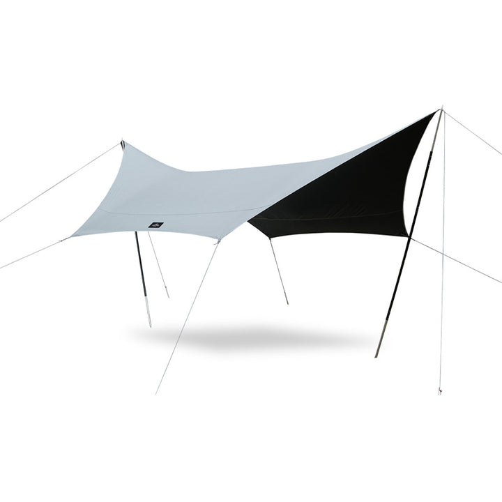 An image of a Naturehike（SHARK） Black Vinyl Hexagonal Sunshade by Naturehike official store