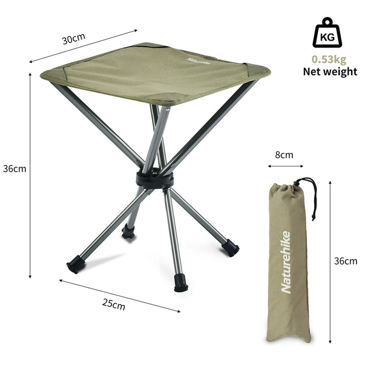 An image of a Naturehike Four-Corner Telescopic Stool by Naturehike official store