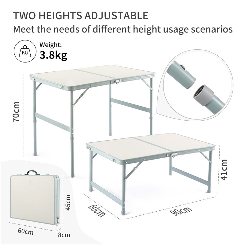 An image of a Naturehike MDF Outdoor Folding Table 2.0 (LuYe) by Naturehike official store