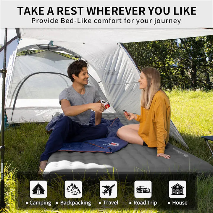 An image of a TPU Double Air Mattress Camping by Naturehike official store