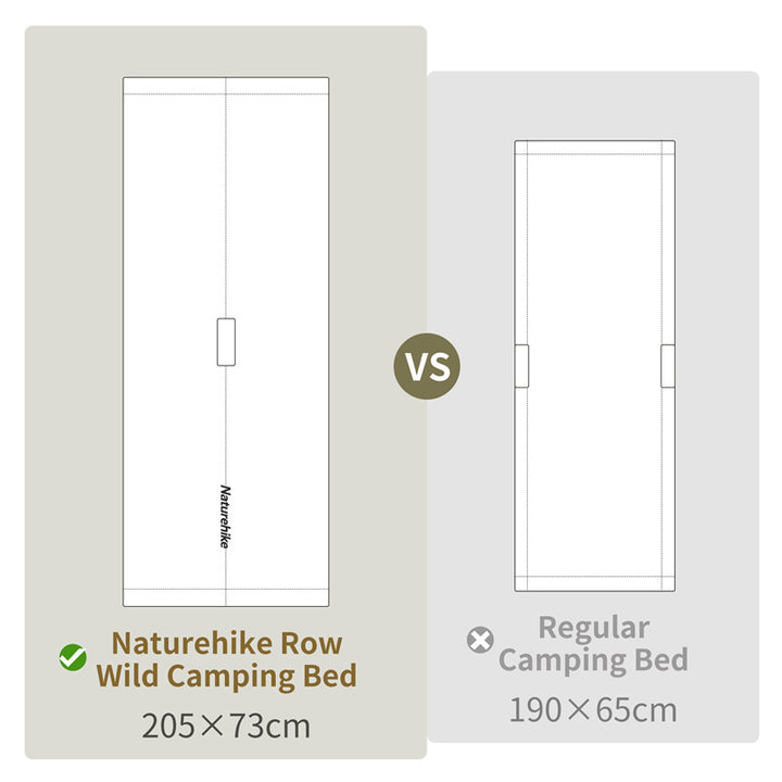 An image of a Naturehike XJC14 Outdoor Folding Military Bed by Naturehike official store