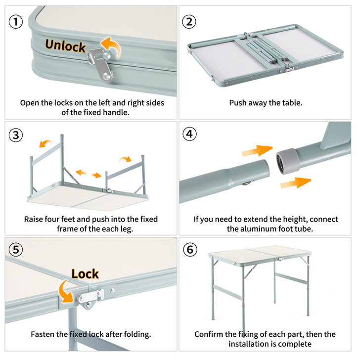 An image of a Naturehike MDF Outdoor Folding Table 2.0 (LuYe) by Naturehike official store