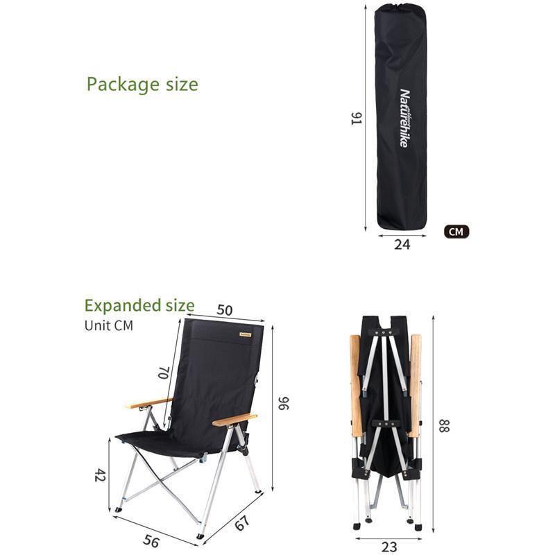Naturehike TY03 Folding oversized camping Chair