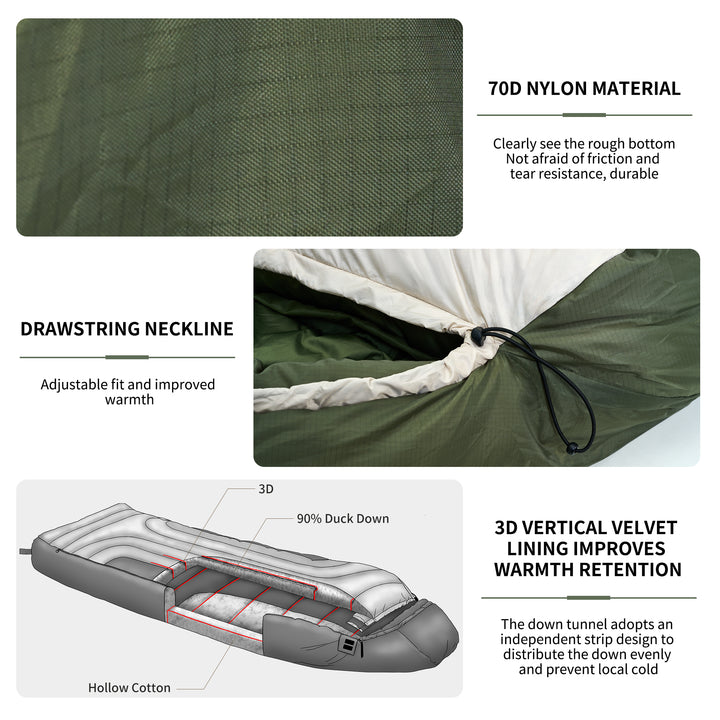 An image of a Naturehike FrostMelt Down Sleeping Bag by Naturehike official store