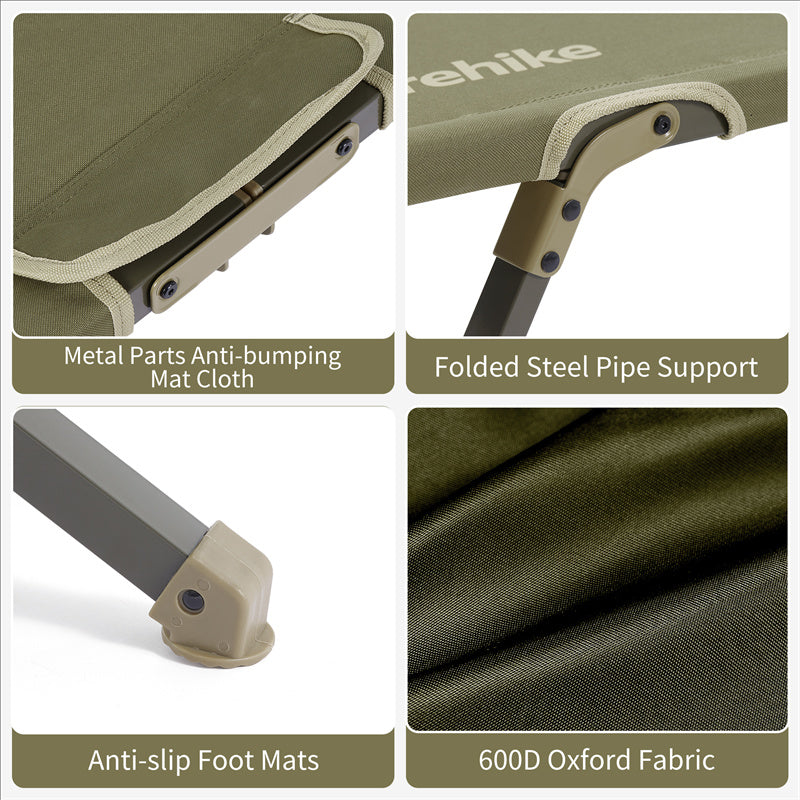 An image of a Naturehike XJC14 Outdoor Folding Military Bed by Naturehike official store