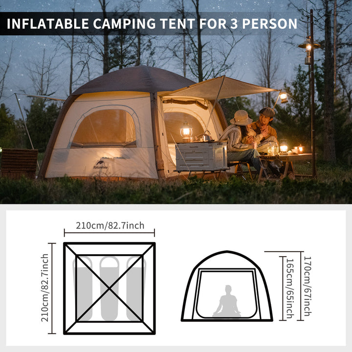 Ango air 3 inflatable tent