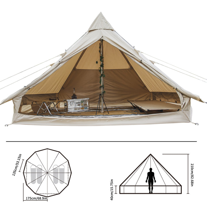 Brighten 6.4 2 Person Glamping Tent