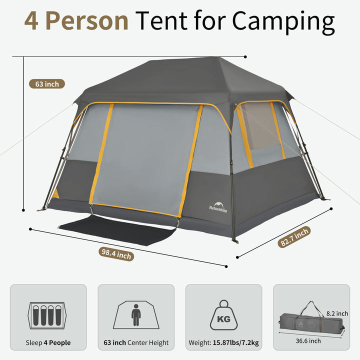 Cape 4 Instant Cabin Tent