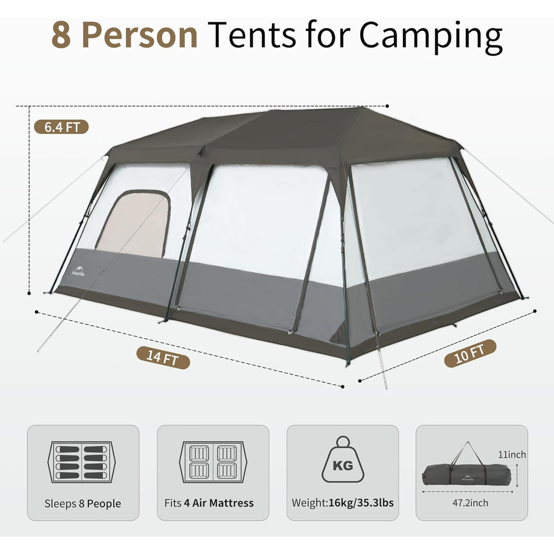 Cape 8 Instant Cabin-tent