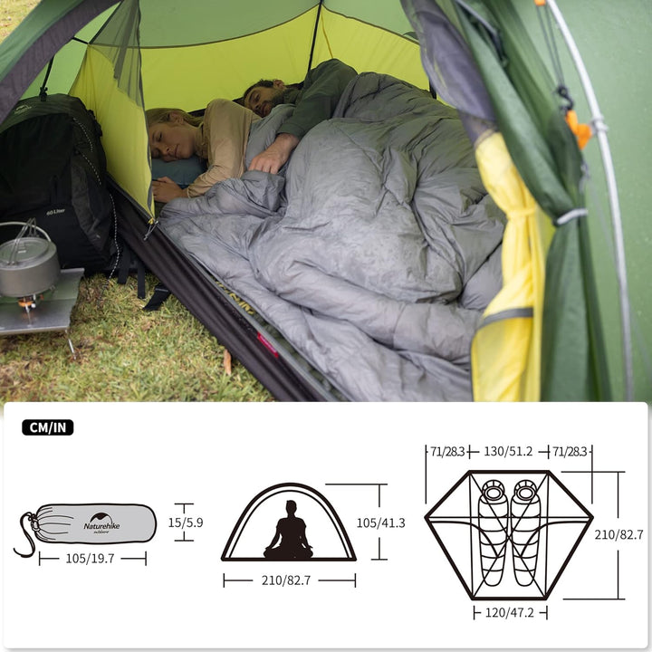 This tent also comes with a rain canopy top for extra protection. Rain or shine,