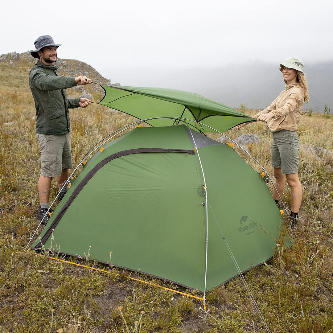 The Cloud Peak 4-Season Backpacking Tent is a four-season backpacking tent launched by Naturehike, suitable for use in all weather conditions. Made of sturdy and durable materials, this tent can withstand strong winds and bad weather, ensuring the safety and comfort of campers.