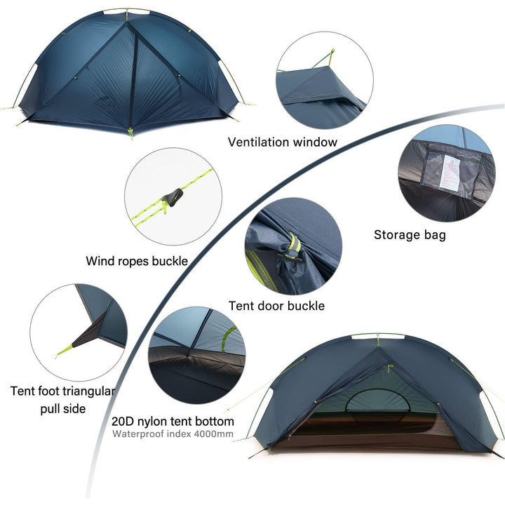 Tagar 2 Ultralight Backpacking Tent