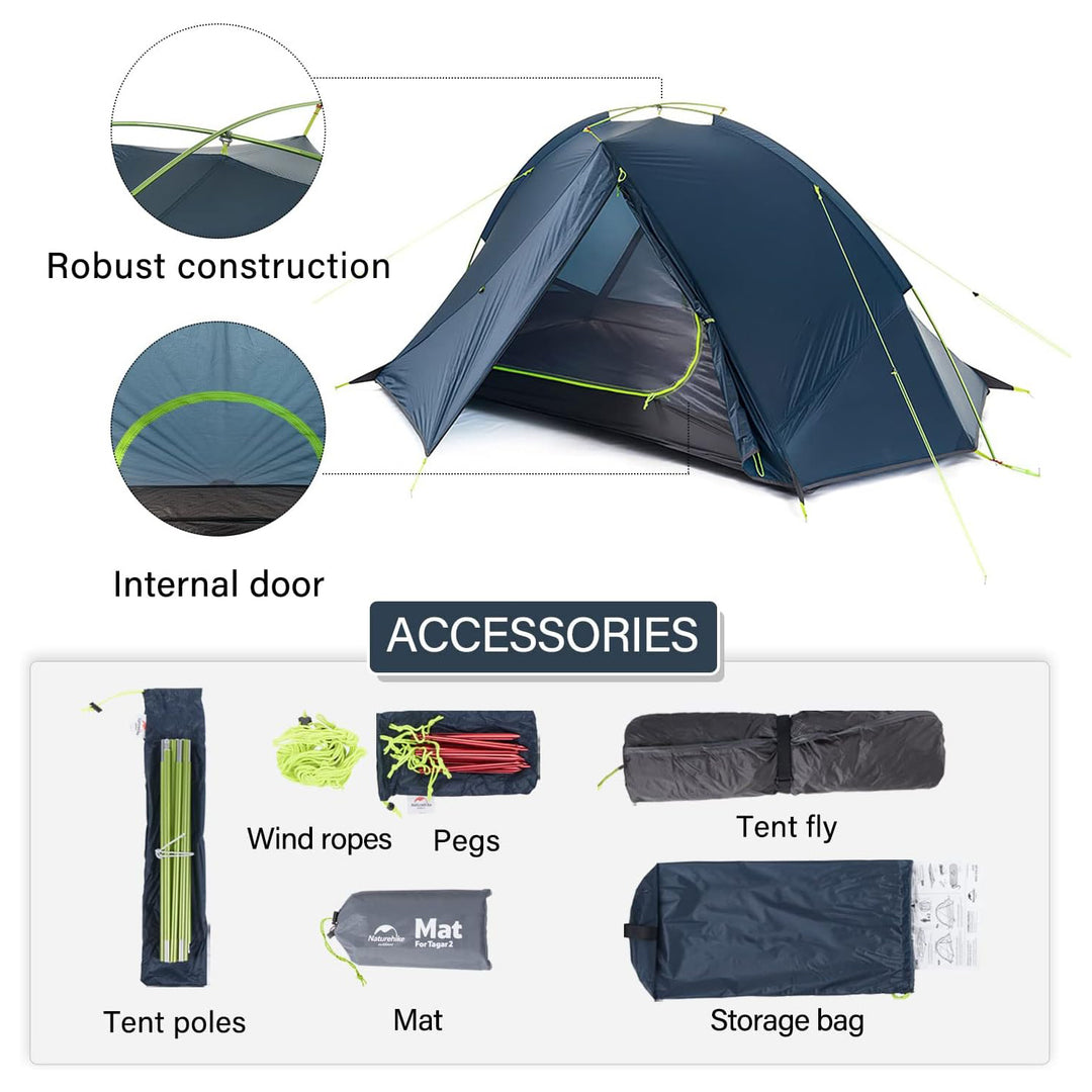 Tagar 2 Ultralight Backpacking Tent