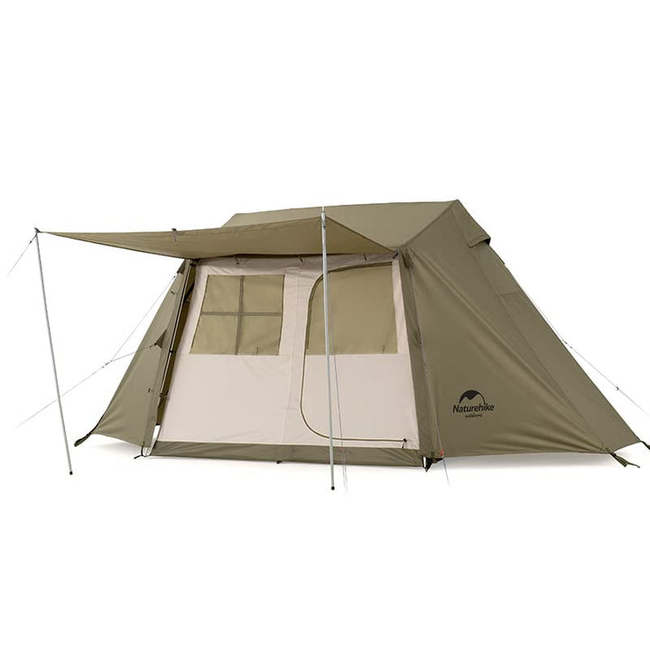 The Village 5.0 Instant Tent is a quick-setup tent designed for ease of use and convenience, ideal for camping trips with friends or family.