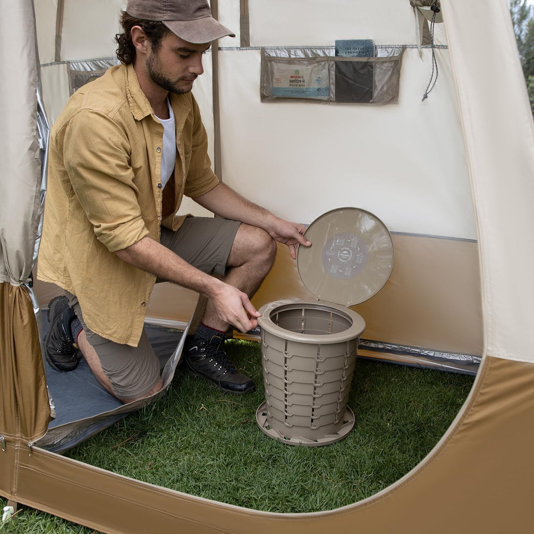 Wet Dry Separation Pop Up Privacy Shower Tent