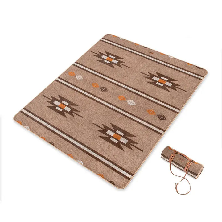 Naturehike Outdoor Warm Geometric Carpet Wool Blanket