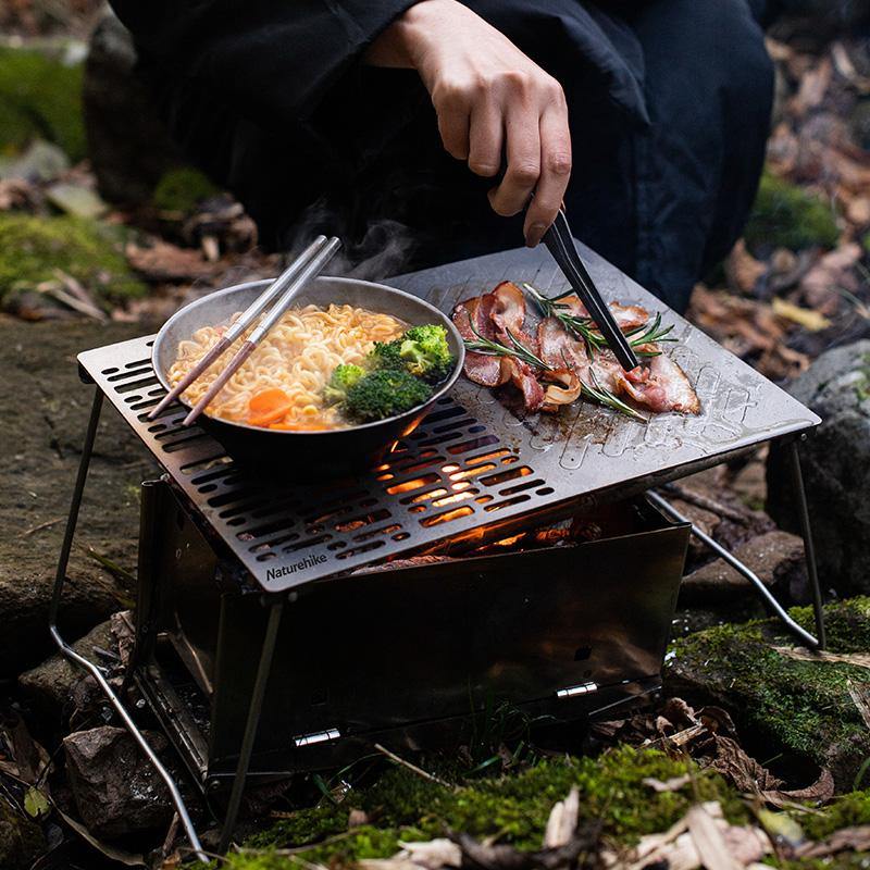 Naturehike Folding portable Titanium Barbecue Grill Plate