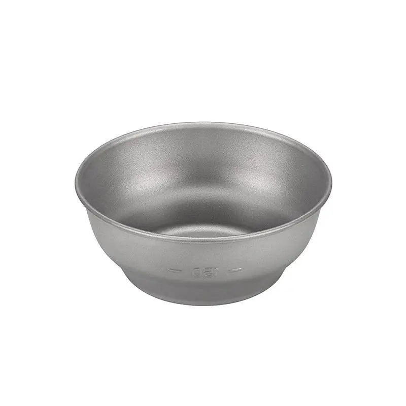 Naturehike Outdoor Picnic Pure Titanium BBQ Tableware Plate Bowl Dish