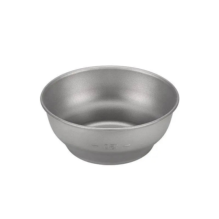 Naturehike Outdoor Picnic Pure Titanium BBQ Tableware Plate Bowl Dish