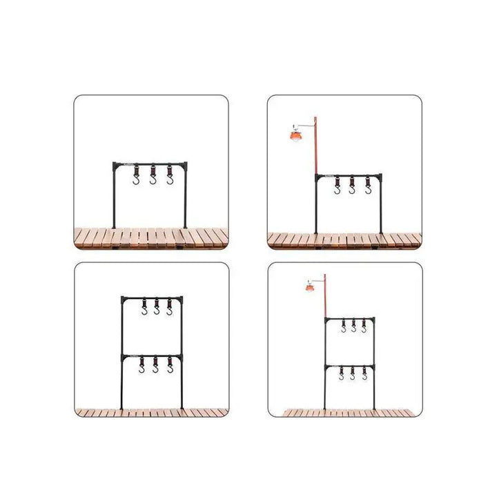 Naturehike Outdoor Camping Desktop Shelf Hanging Rack Storage Rack