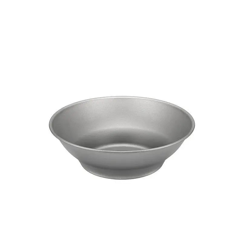 Naturehike Outdoor Picnic Pure Titanium BBQ Tableware Plate Bowl Dish